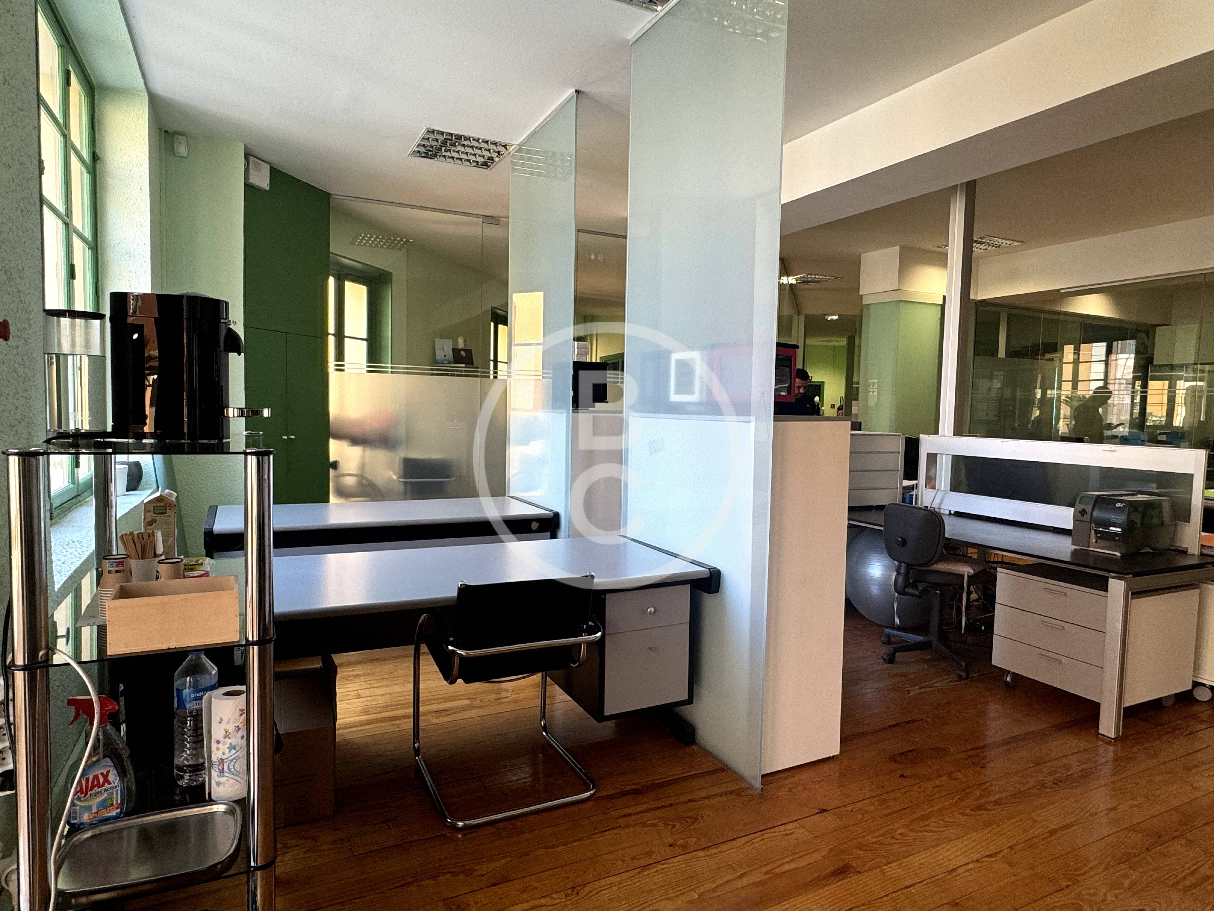 PARTITIONED OFFICE SPACE WITH EXCELLENT NATURAL LIGHT