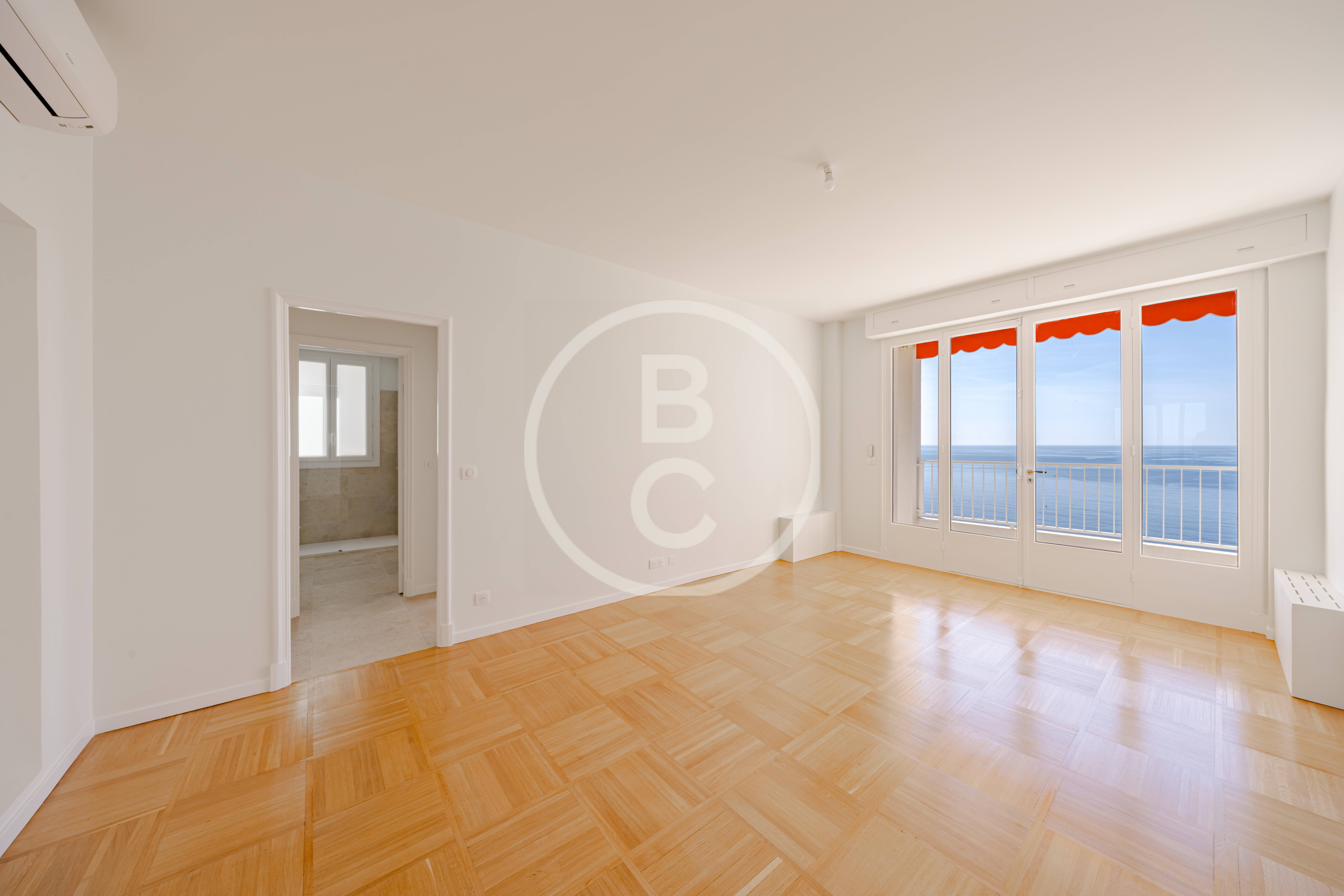 SPACIOUS RENOVATED ONE-BEDROOM APARTMENT WITH SEA VIEW